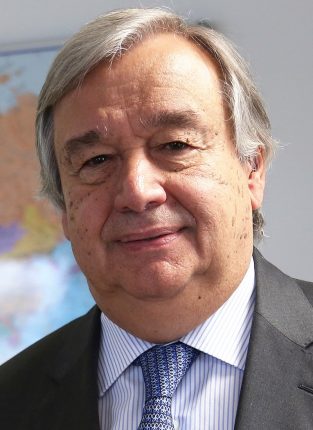 Il Segretario Generale ONU António Guterres (via Wikimedia)