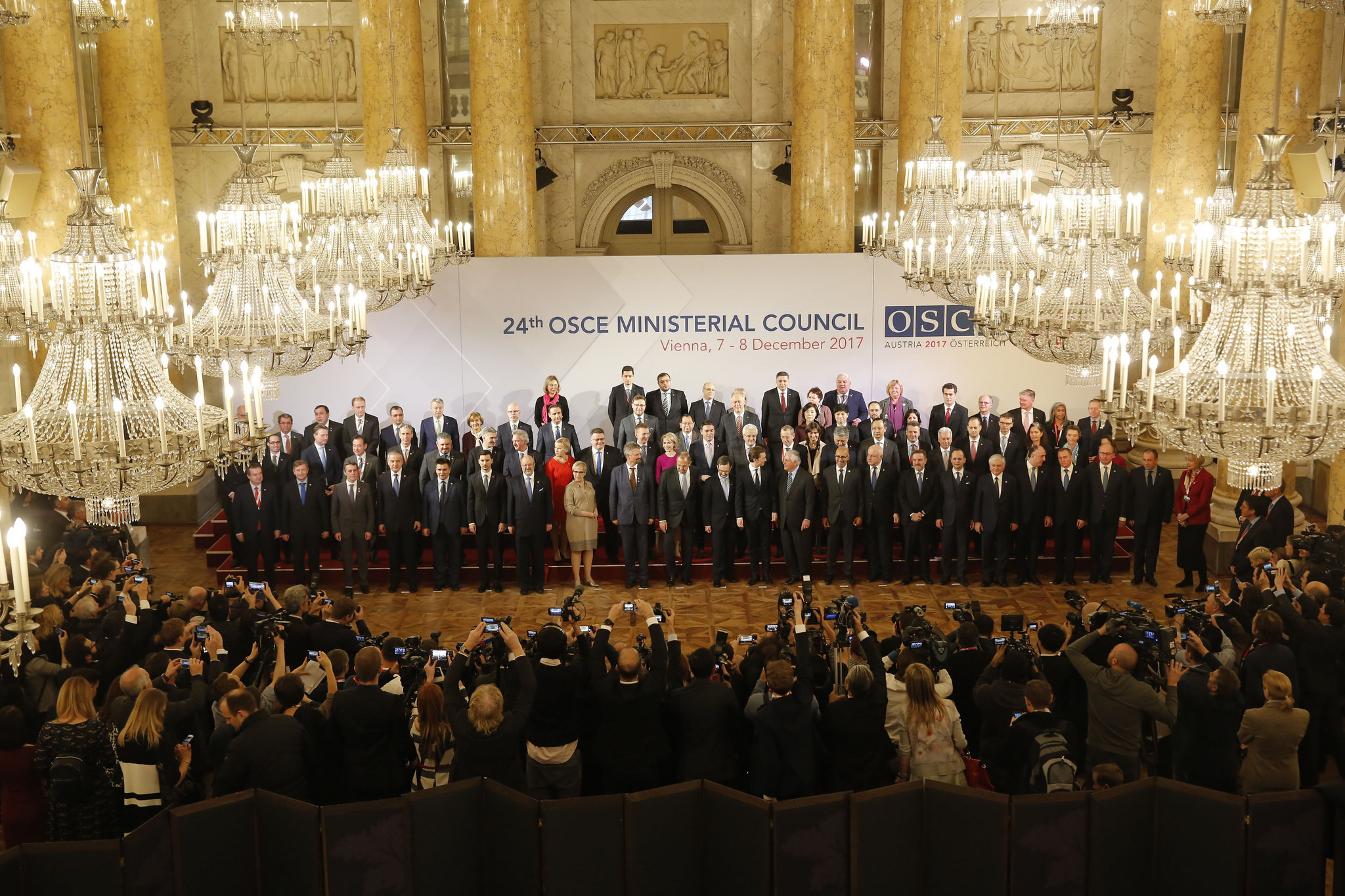 Il Consiglio dei Ministri Osce a Vienna a dicembre 2017 - via Osce PA (CC BY 2.0).