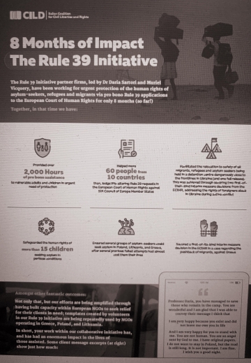 8 months of Impact – our Rule 39 Initiative