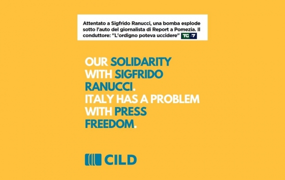 Our solidarity with Sigfrido Ranucci.