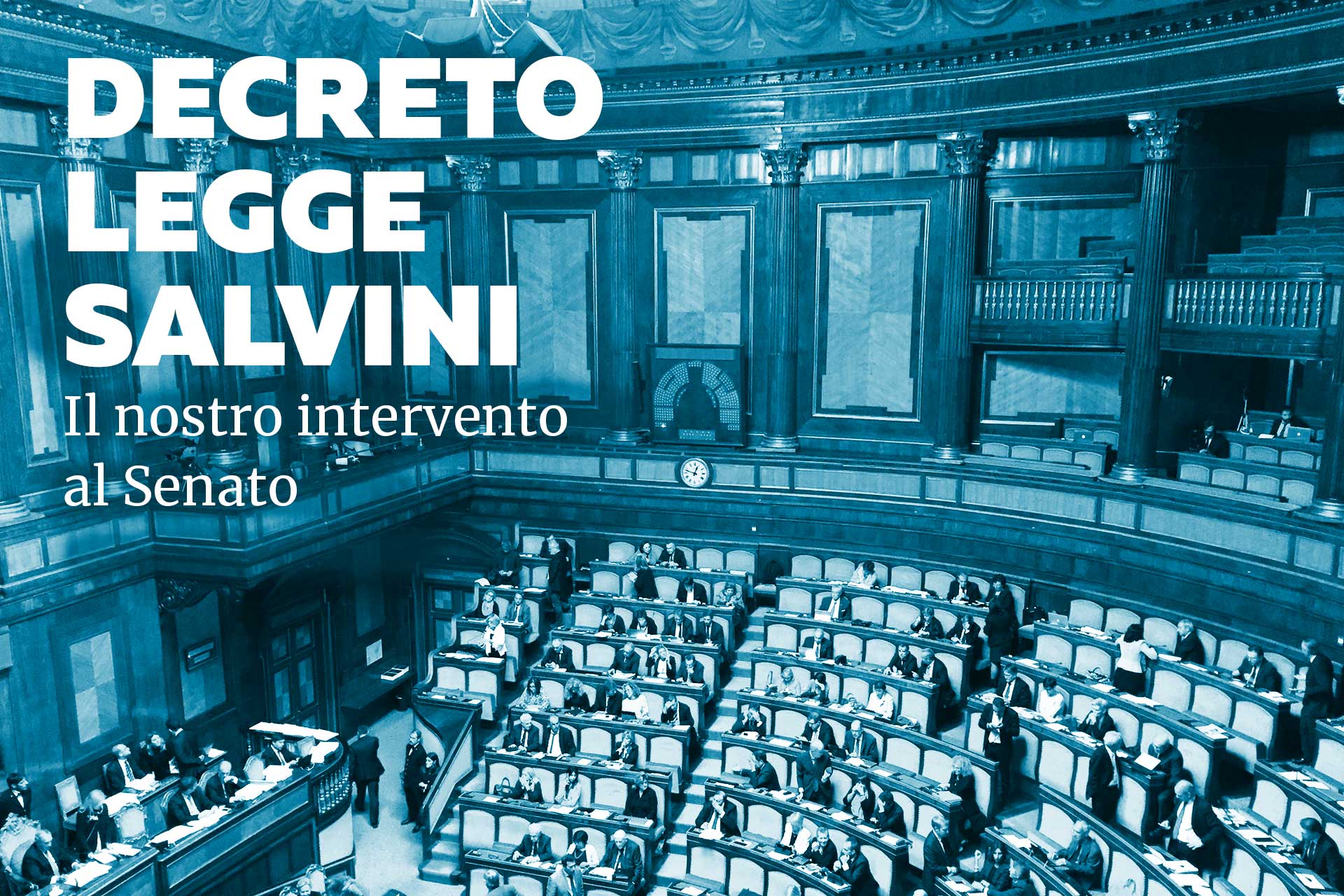 DL Salvini. Il testo della nostra audizione al Senato