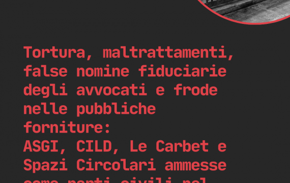 Processo sul CPR di Potenza: ammesse ASGI,CILD,Le Carbet e Spazi circolari