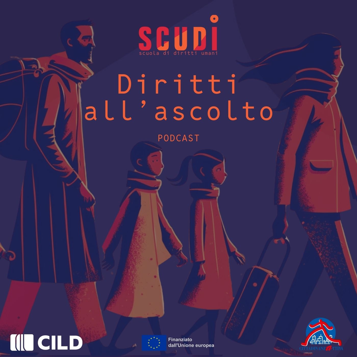 È online Diritti all’ascolto –  il podcast del progetto europeo SCUDI