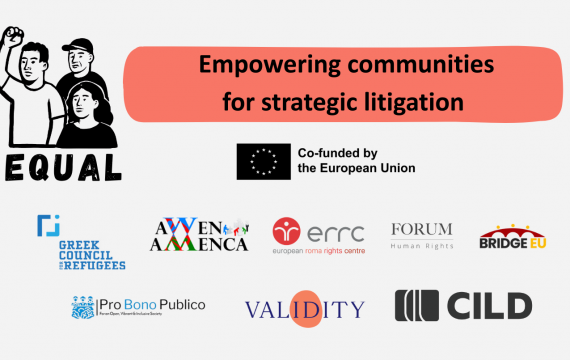 Avviato il progetto Equal -Empowering communities for strategic litigation